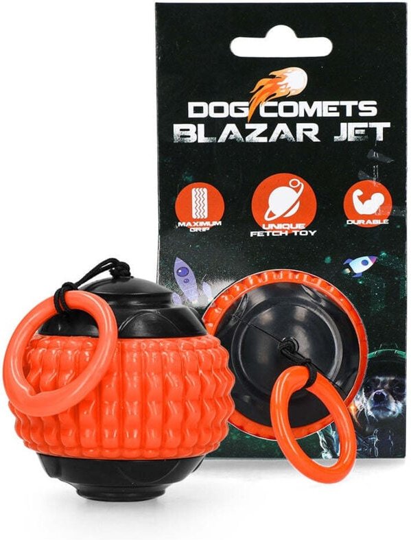 Hundekometen blazar jet orange