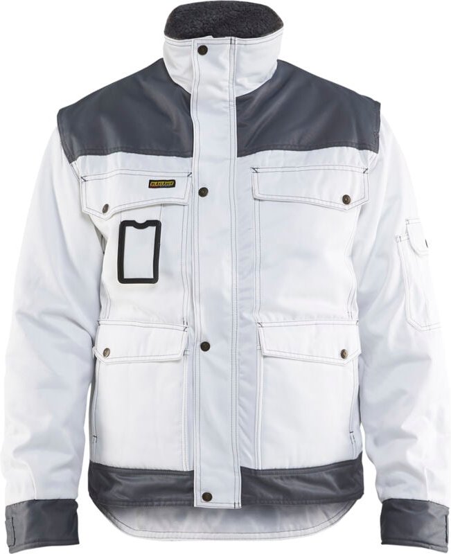 Malerjacke Winter 4865 - Weiß/Hellgrau M