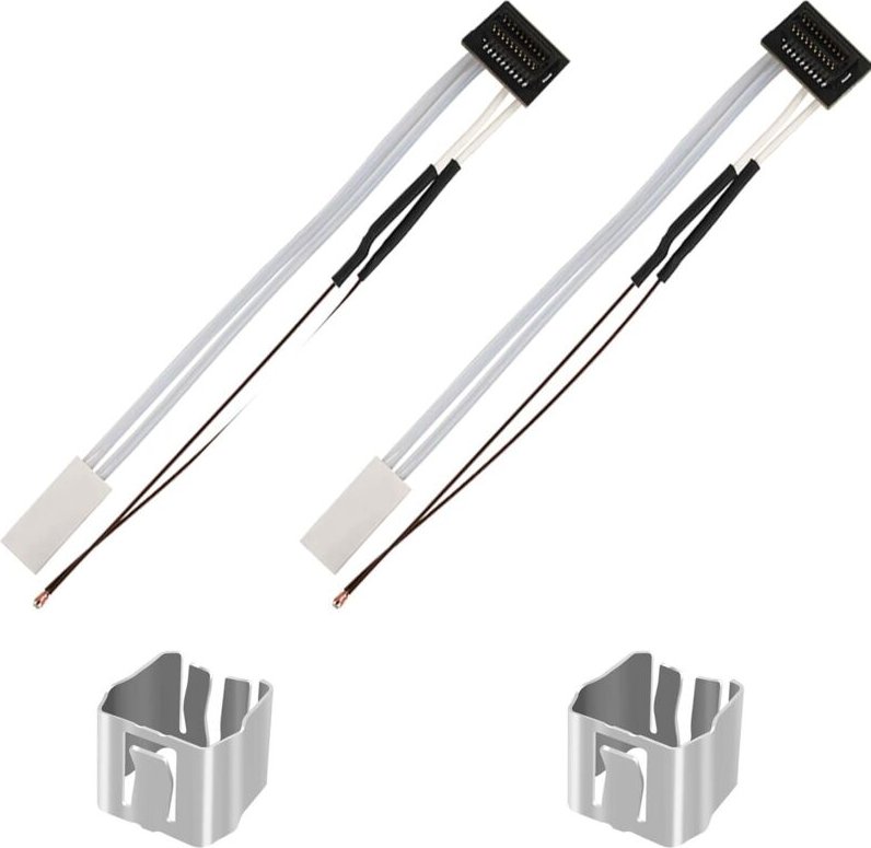 2er-Pack Keramikheizung und Thermistor für P1P, 3D-Druckerzubehör, 24 V, 48 W, Keramikheizung, 300 ℃, Hochtemperatur-The...