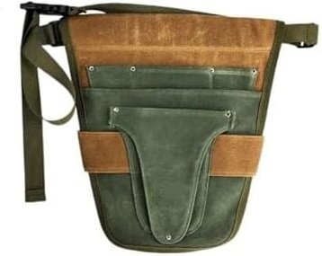 30 x 28,5 cm Gartengürtel-Hüfttasche aus Segeltuch, Gürteltasche für Gartengeräte mit mehreren Aufbewahrungstaschen, was...