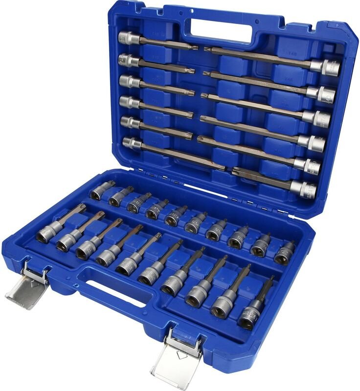 Brilliant Tools - 1/2' Bit-Stecknuss-Satz, 32-tlg, Torx-Profil
