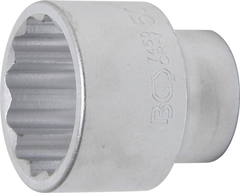 Bgs Technic - Steckschlüssel-Einsatz Zwölfkant Antrieb Innenvierkant 20 mm (3/4') sw 50 mm