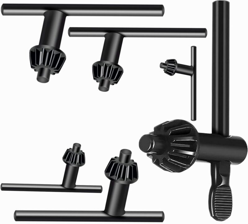 Csparkv - 6 Stück Universal-Bohrfutterschlüssel, Bohrfutterschlüssel, Bohrfutterschlüssel für 4 mm, 6 mm, 10 mm, 13 mm, ...