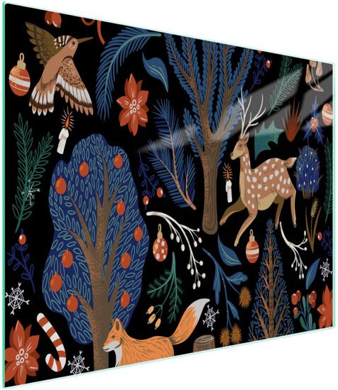 Glasschneidebrett 52x30 Tiere