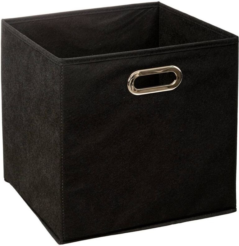 Stoffkorb 31x31cm mix n modul schwarz - 5five