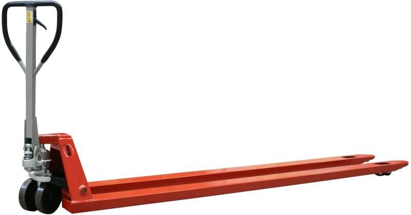 Schefer Gabelhubwagen Premium mit langer Gabellänge 2500mm Tragkraft 2000kg Flächenlast