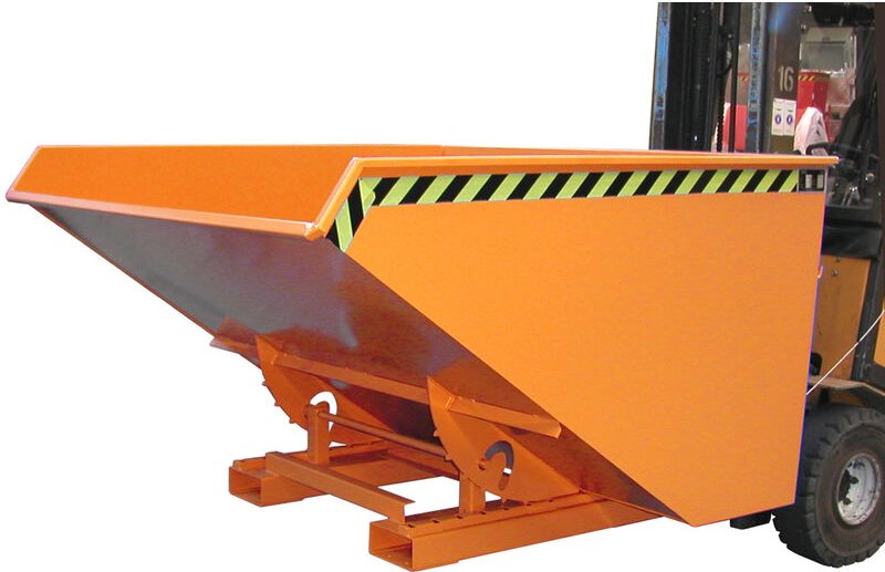 Bauer Kippbehälter EXPO 900, lackiert, Gelborange