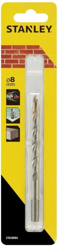 Bohrer mit zylindrischem schaft 8mm sta58004-qz - Stanley