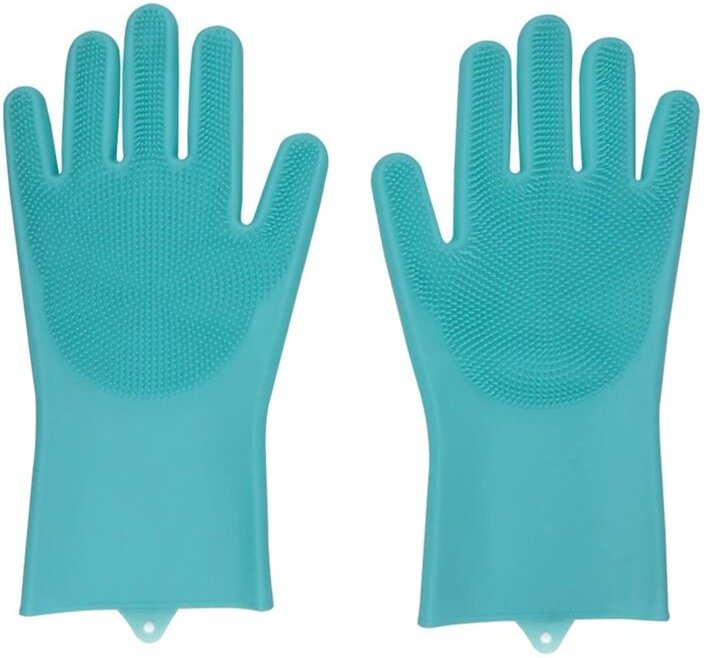 Magische Silikonhandschuhe, Silikon-Geschirrspülhandschuhe, magische Silikon-Reinigungshandschuhe, Reinigungsschwammhand...