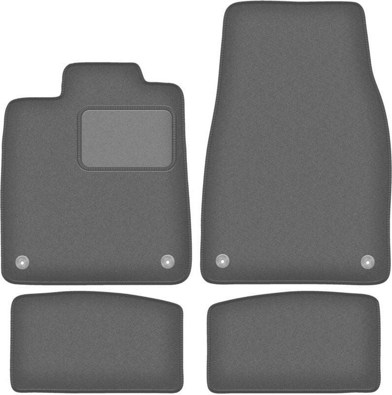 Graphit-Fußmatten für: Porsche Taycan Limousine (2020-)