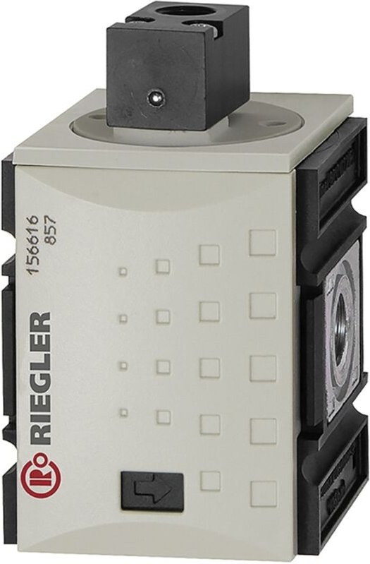 3/2-Wegeventil »futura«, pneumatisch betätigt, bg 1, g 3/8 - Riegler