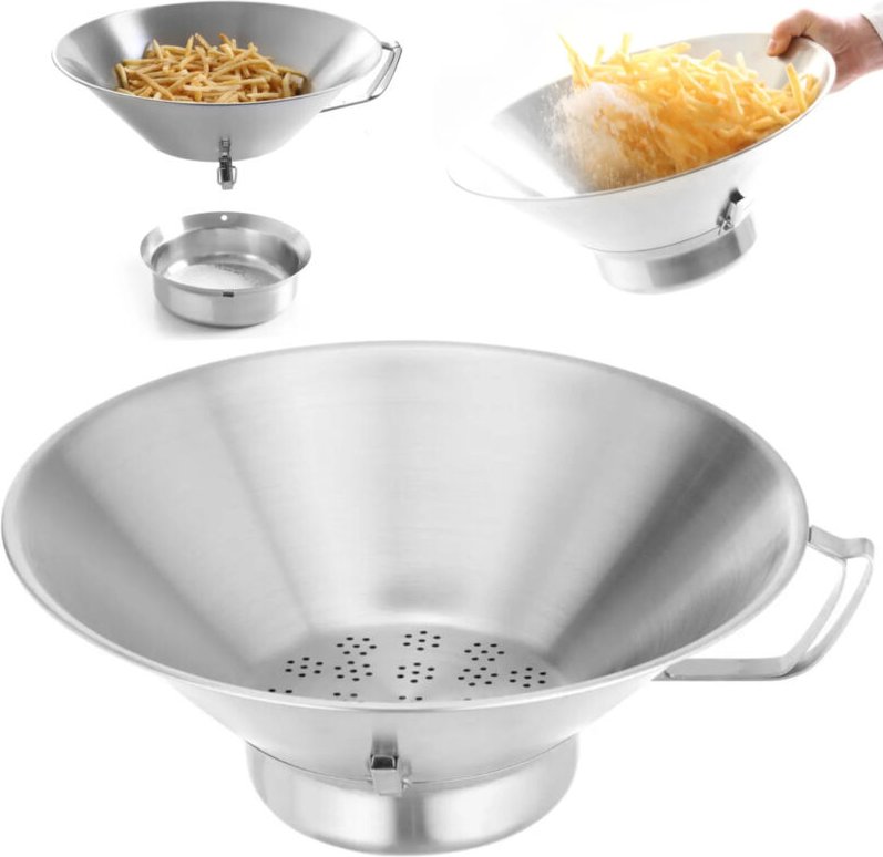 Frittierseiher Edelstahl, ⌀410x(H)170mm - Hendi