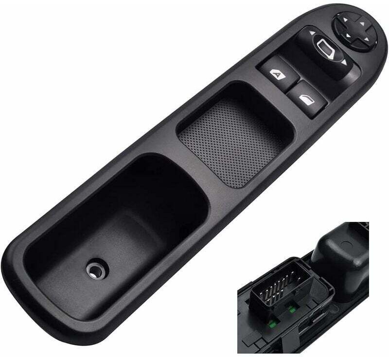 6554.QC Fensterheber 207 elektrischer Fensterheber Hauptschalter vorne links Antriebsseite Fensterheber-Steuerschalter f...