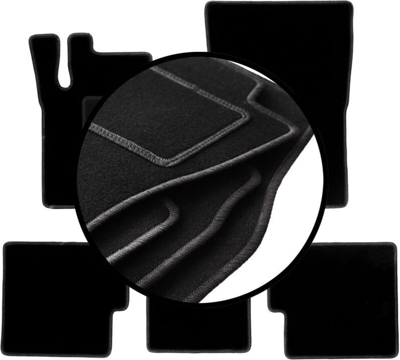 Satz Veloursmatten für: Mercedes G W463 Lang Geländewagen (2008-2018)