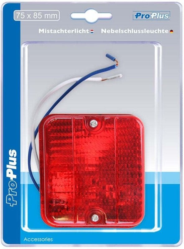 Nebelschlussleuchte 75x85mm im blister
