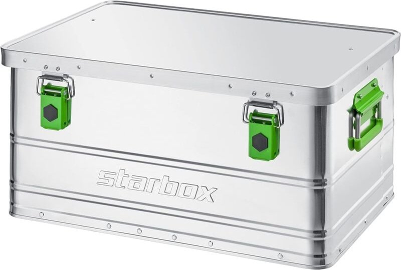 Thumbnail - Aluminiumbox Starbox 50 (585x390x270mm, staub-/spritzwassergeschützt) - Alutec