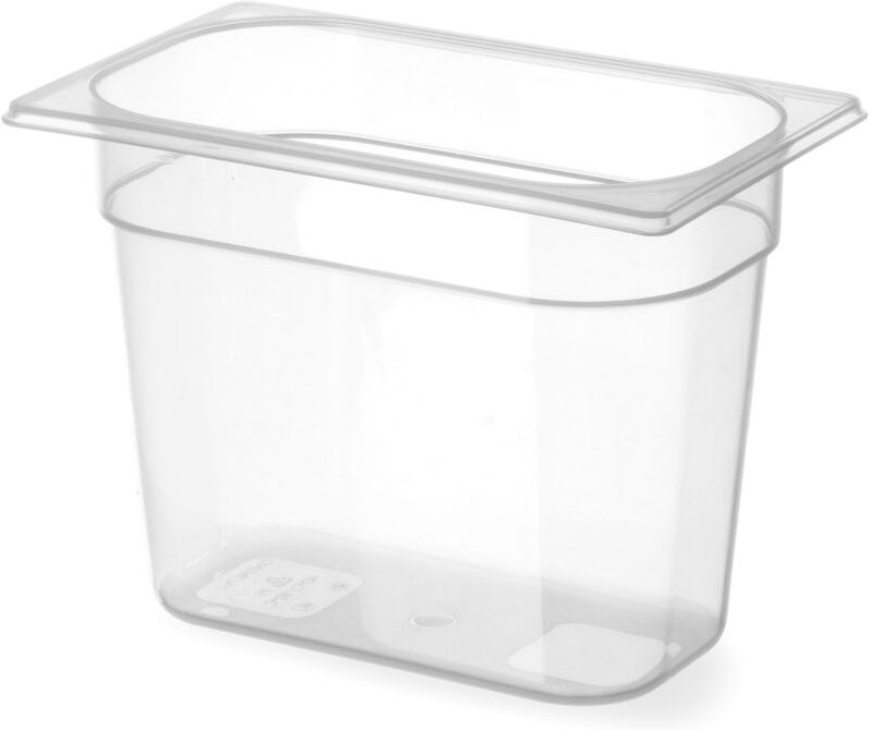 Hendi - Gastronorm-Behälter 1/4, Profi Line, gn 1/4, 5,5L, Transparent, 265x162x(H)200mm