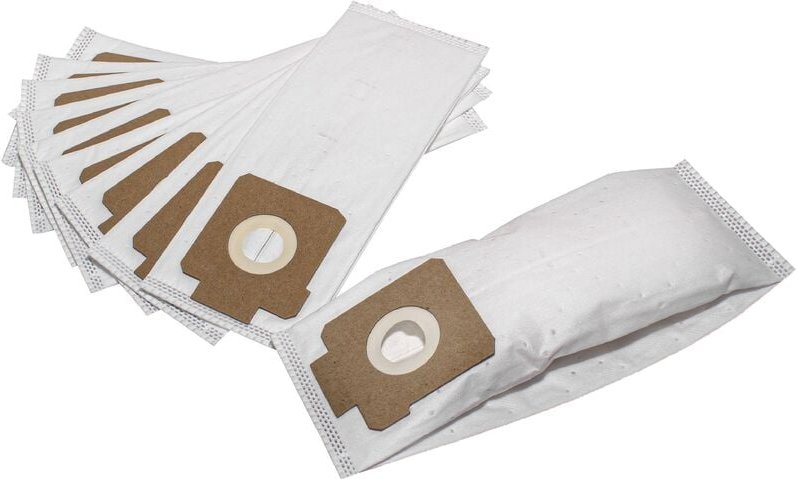 10x Staubsaugerbeutel kompatibel mit AEG/Electrolux zs 202 Energica Staubsauger - Mikrovlies, 17, 28cm x 11cm, Weiß - Vh...