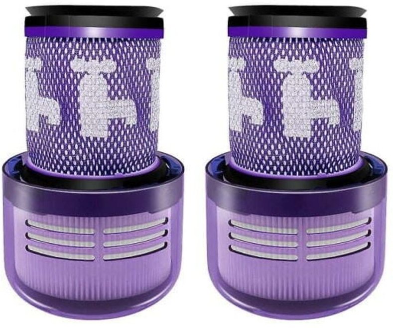 Thumbnail - 2er-Pack Ersatzfilter für Dyson V12 Detect Slim 971517-01 Akku-Staubsauger, waschbar