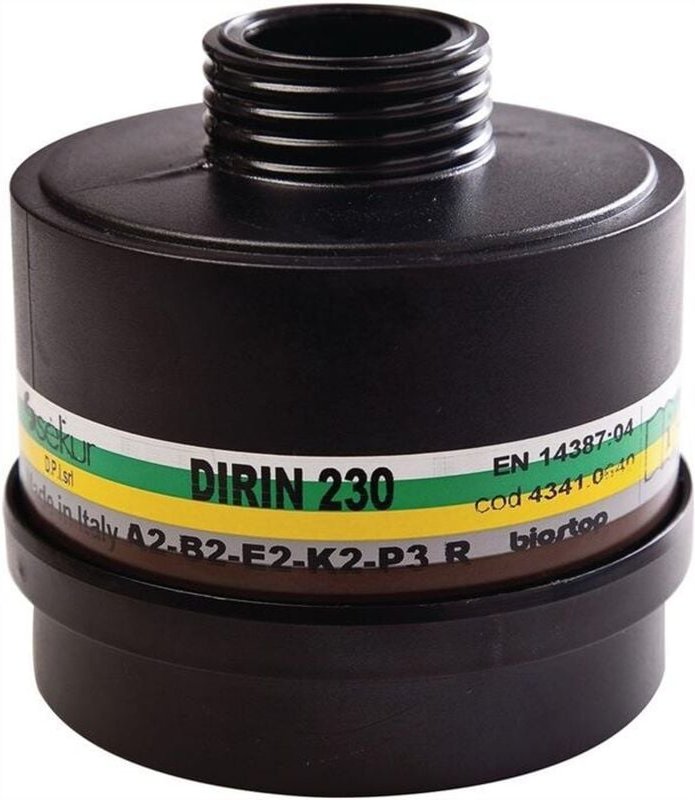 Mehrbereichskombifilter dirin 230 A2B2E2K2-P3R d en 14387 passend für 4000 370 800, 4000 370 829