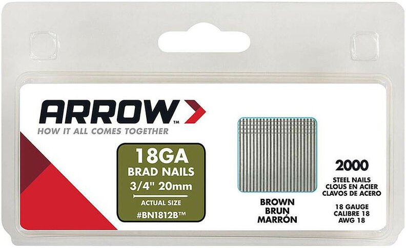 Arrow - Schachtel mit 2000 Kopfnägel für Druckluft-Heftgeräte 20mm