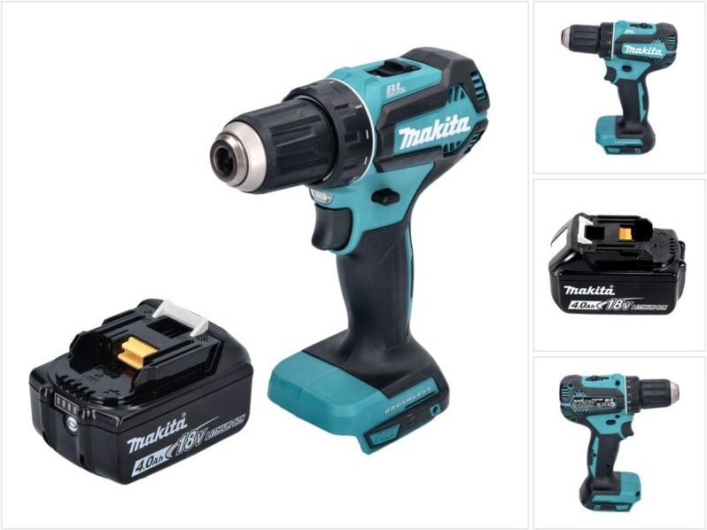 Ddf 485 M1 Akku Bohrschrauber 18 v 50 Nm Brushless + 1x Akku 4,0 Ah - ohne Ladegerät - Makita