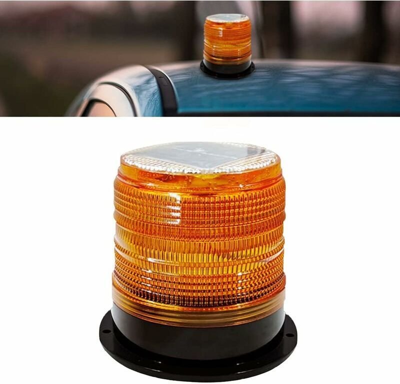 LED-Blinkleuchte, Warnleuchte, Stroboskop, magnetisch, bernsteinfarben, Warnleuchte, blinkend, für Auto, Anhänger, Wohnw...