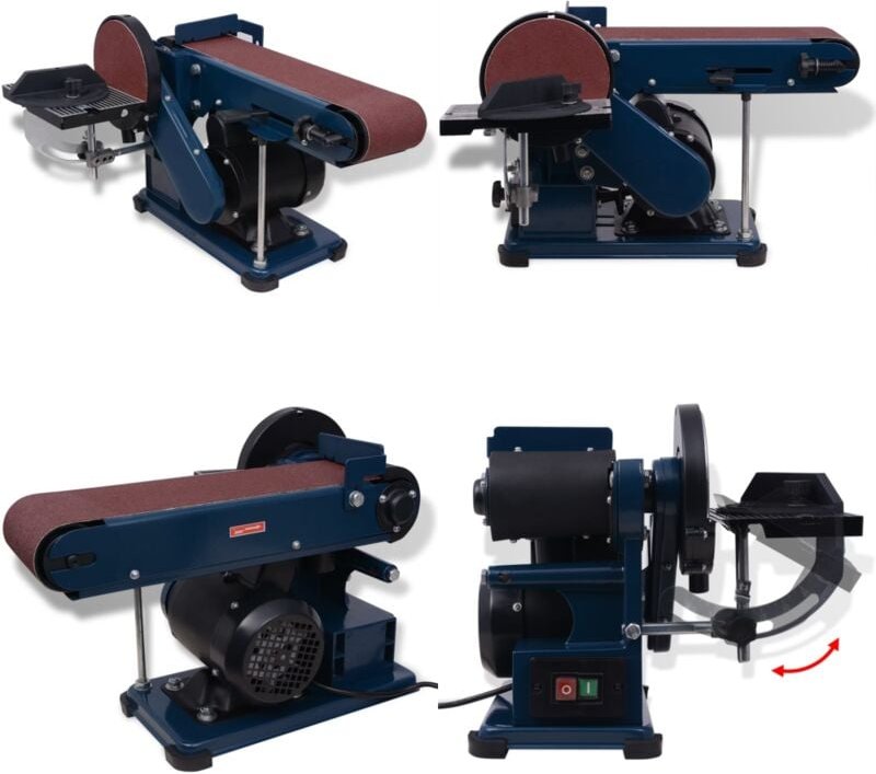 Vidaxl - Bandschleifer Tellerschleifer 375 w - Schleifmaschinen - Bandschleifer - Home & Living