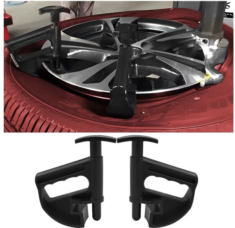 Thumbnail - 2-teilige Universal-Felgenklemme, Autoreifenwulstklemme, Kfz-Werkzeuge, Reifenwechslerrad, Tiefbett-Reifenwerkzeug, Werk...