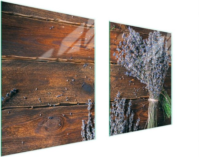 GLASSCHUTZPLATTE FÜR HERD 85x52 LAVENDEL