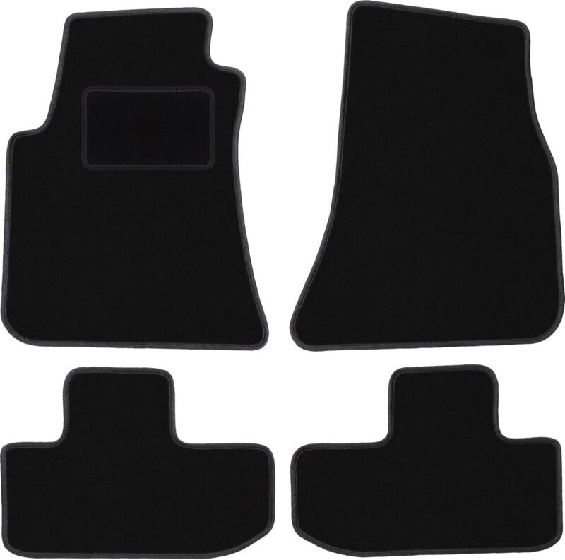 Schwarze Velours-Fußmatten für: Dodge Challenger III Coupé (2008-)