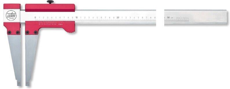 Ultra Präzision - Messschieber alinox Aluminium ohne Spitzen, ohne Feineinstellung 500x150-1/20mm