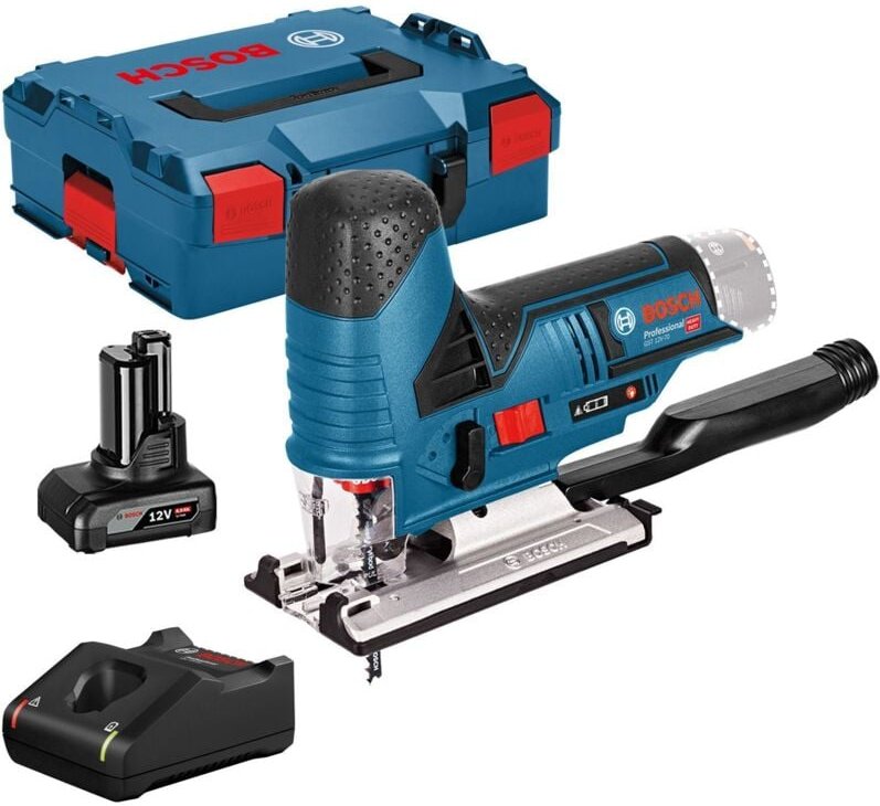 Bosch Akku-Stichsäge GST 12V-70 / 1x 4,0 Ah Akku + Ladegerät in L-Boxx