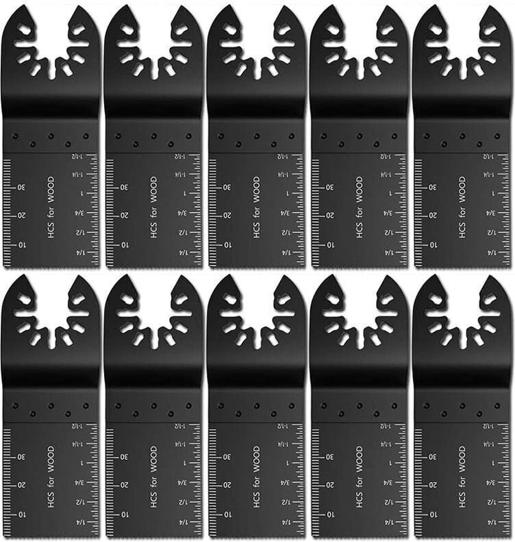 10 stücke 34mm Hartstahl Sägeblatt Multifunktions Sägeblatt Elektrowerkzeug Schneidemaschine Zubehör Set