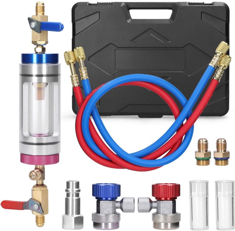 Kältemittel-Ladeschlauch aus Metall für R134A-Klimaanlage fürs Auto - Ej.life