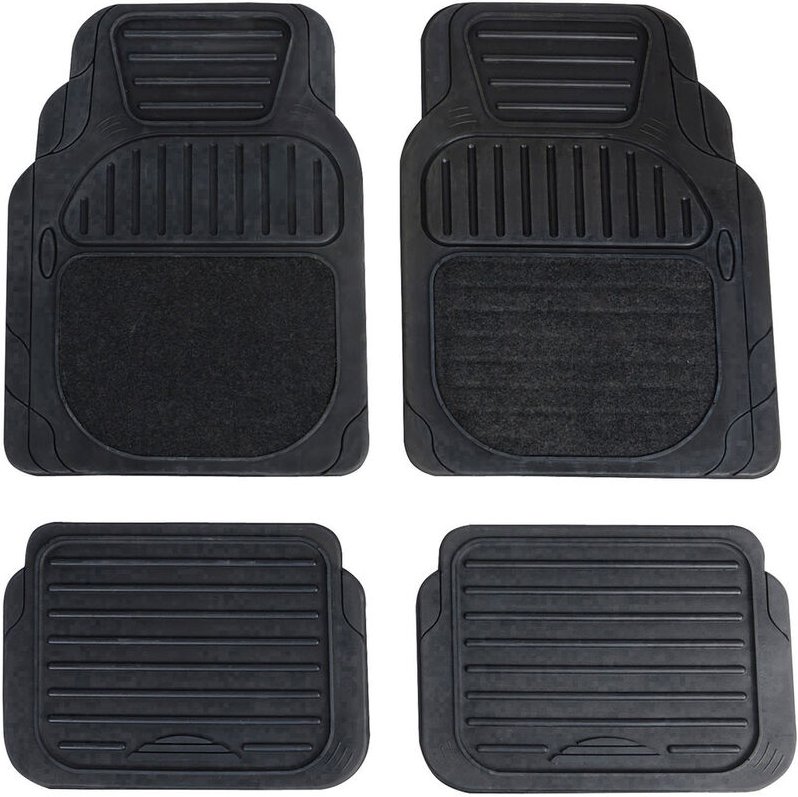 74917 Fußmatte (universell) Passend für (Auto-Marke): Universal Gummi, Textil Schwarz
