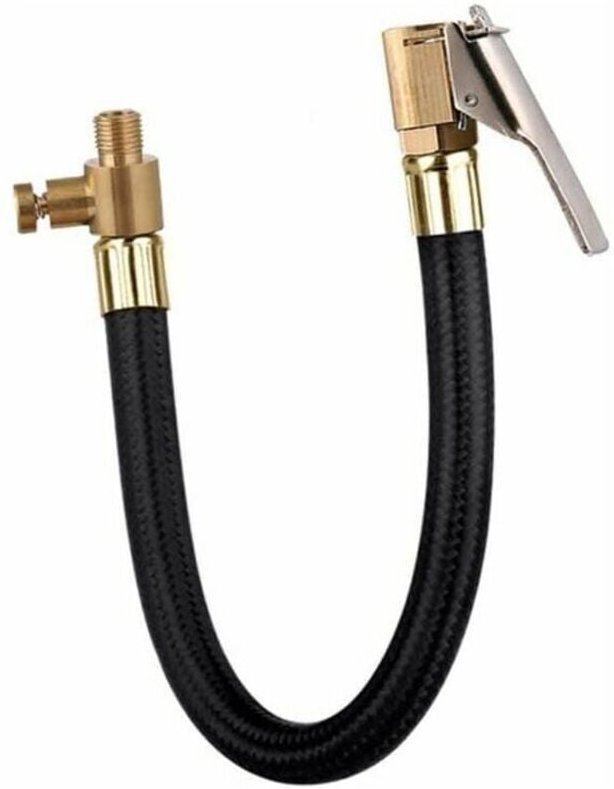 Reifenfüllpumpenschlauch, 60 cm Gummi-Luftschlauch Autoventil Reifenfutter