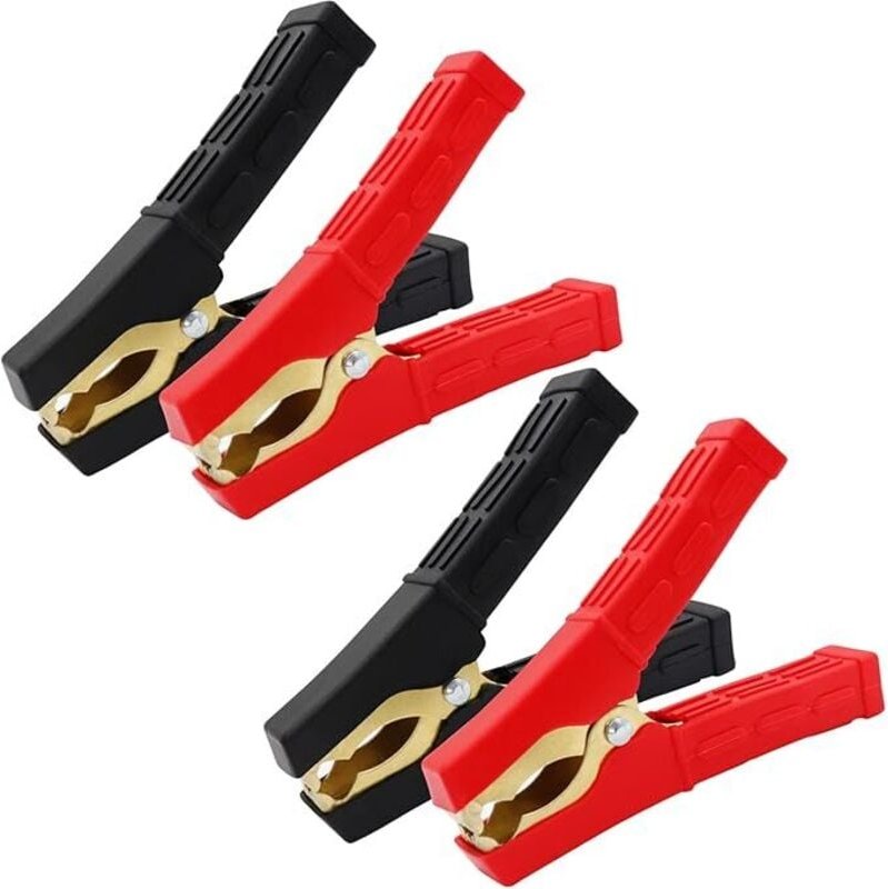 Lntyq - Autobatterieklemme, 200 a, Krokodilklemme, 12 v Batterie, Krokodilklemmen, Autobatterieklemme mit Isolierhülle f...