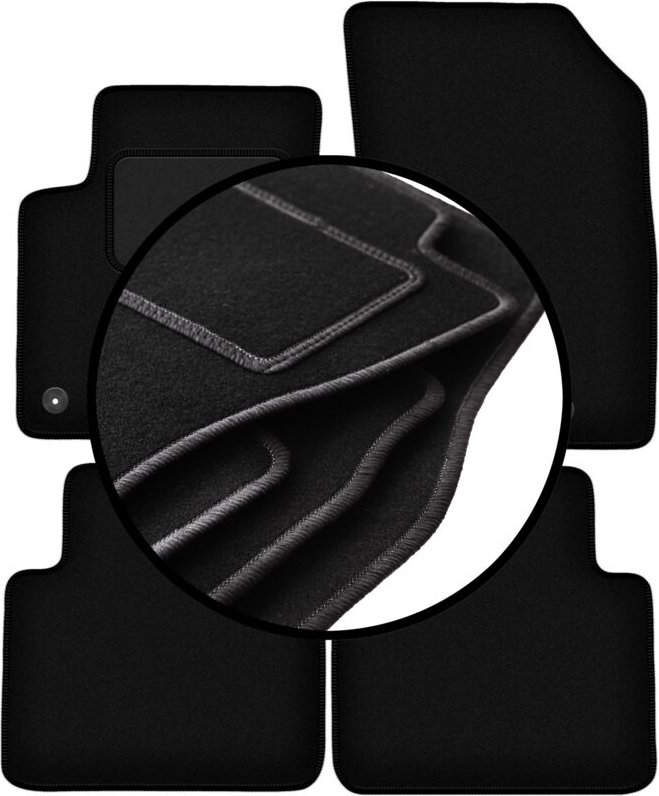 Komplettset Veloursmatten für: Opel Crossland X Crossover (2017-)