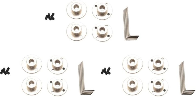 Thumbnail - Tlily - 8 mm Flansch Kupplungs Verbinder, ZubehöR für Starre FüHrungs Stahl Modell Kupplungen, Wellen Achs AnschlüSse fü...
