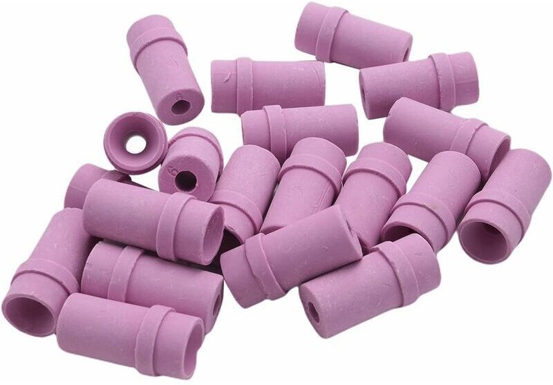 Rosemary - 20 Stück Serie Keramik Sandstrahldüse Luftsiphon Sandstrahlwerkzeuge Sandstrahlteile Keramikdüse (6 mm), Lila