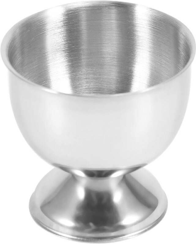 Eierbecher, Eierablage, Edelstahl, weichgekochte Eierbecher, Halter, Ständer, spülmaschinenfest (4 Packungen)