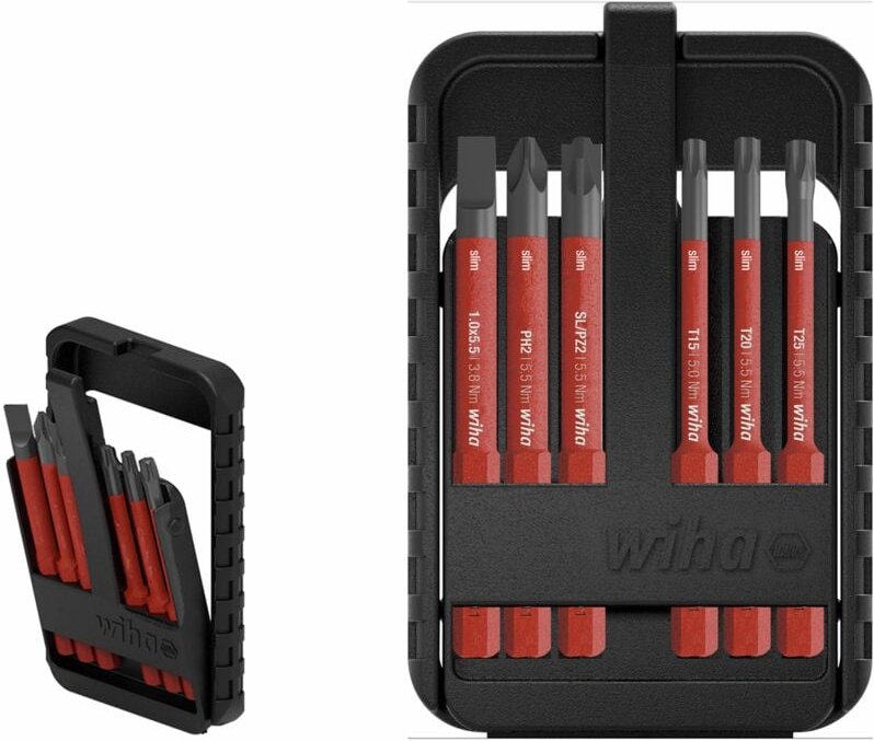 Bit Set slimBit electric gemischt, 6-tlg. (45804) - Wiha