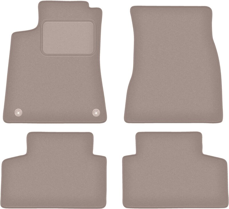 Beige Veloursmatten für: Mercedes GLB X247 SUV (2019-)