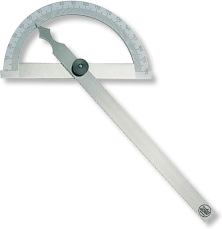Ultra Präzision - Gradmesser Normalstahl mattverchromt active Ø200x300mm