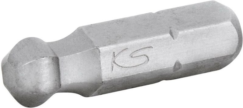 1/4' Bit Innensechskant, 25mm, Kugelkopf, 9/64'