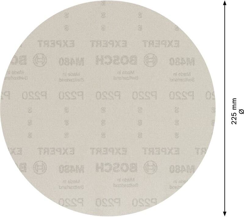 Professional Expert M480 Schleifnetz für Trockenbauschleifer, 225 mm, g 220, 25-tlg. (2608900712) - Bosch