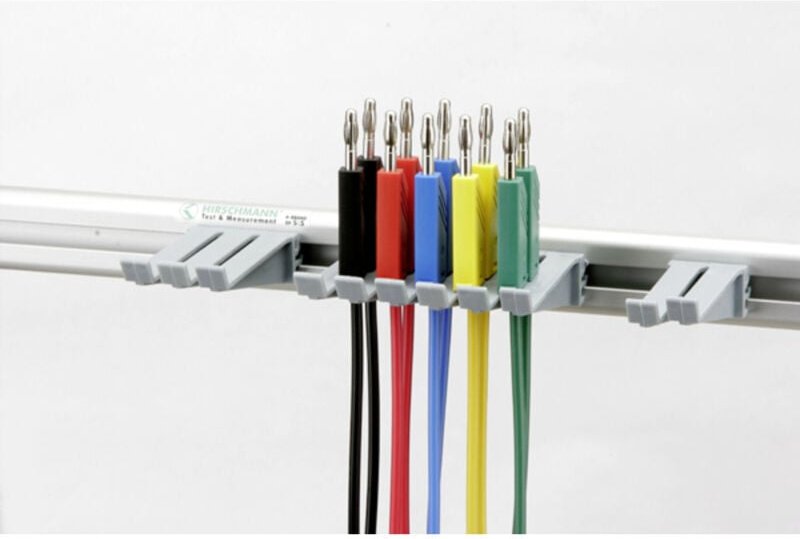 Pms 4 lmlh Messleitungs-Set Lamellenstecker 4 mm Lamellenstecker 4 mm 1.00 m Schwarz, - Sks Hirschmann