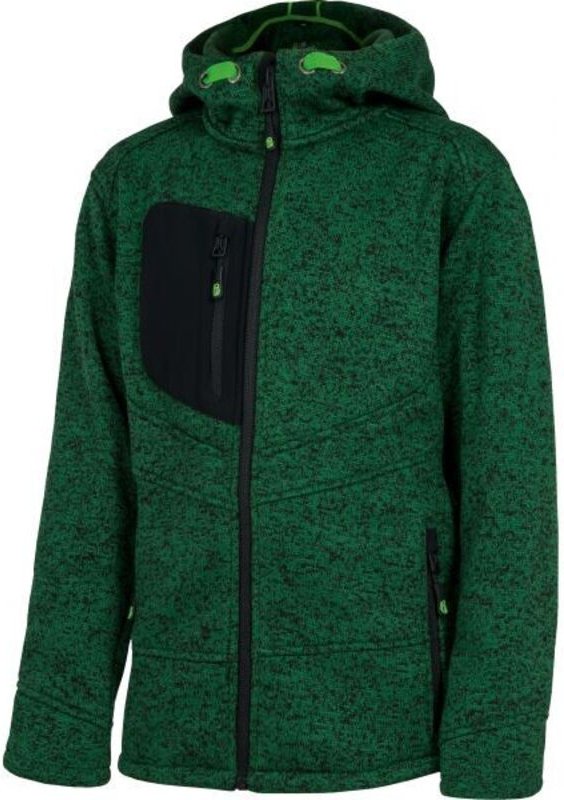 Leibwächter Kinder Strickjacke Casual-Line CAKST Gr. 136/140 grün