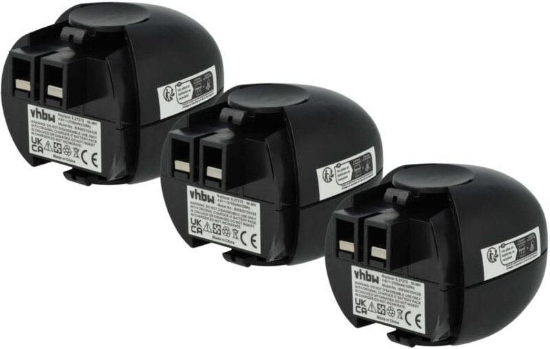 Thumbnail - Vhbw - 3x Akku kompatibel mit Metabo 6.02410.50, 6.27000.00, Powermaxx 4.8, 600059510 Elektrowerkzeug (2100 mAh, NiMH, 4...
